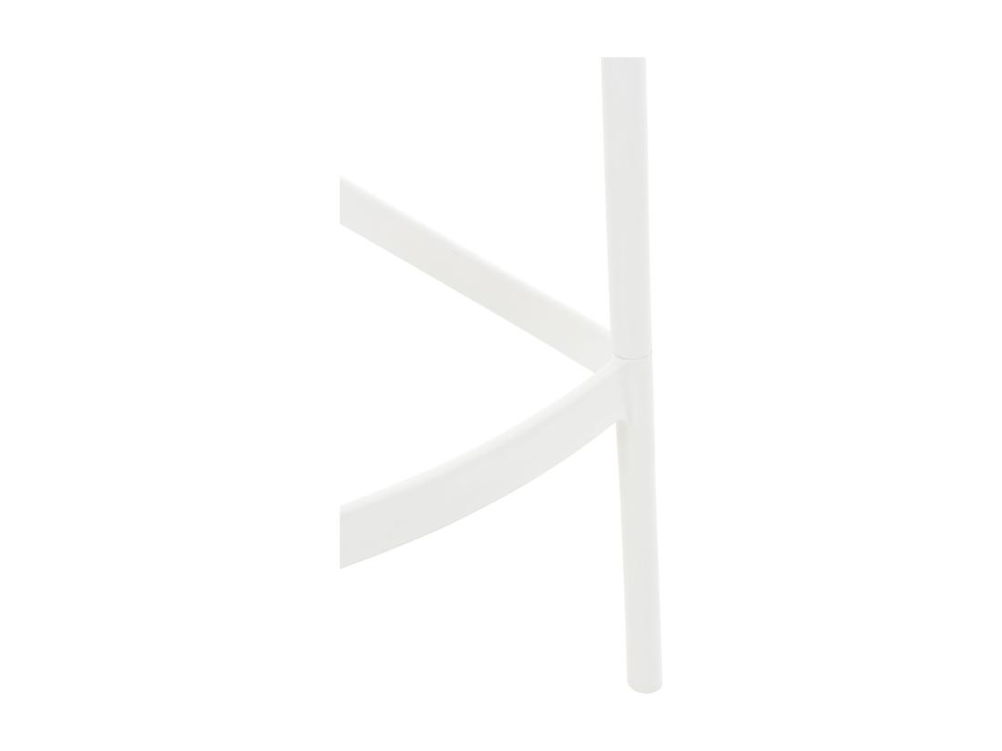 Vente Unique Lot De 2 Tabouret De Bar - Plastique & Plastique - Blanc - Air