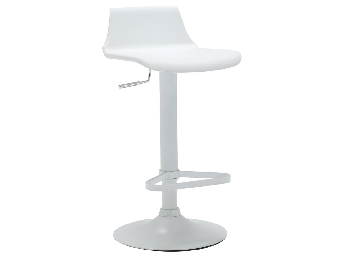 Vente Unique Lot De 2 Tabourets De Bar - Polypropylène - Coloris Blanc - CALAS