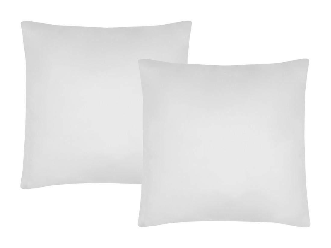 Vente Unique Lot De 2 Taies D'oreiller En Satin 108 Fils/cm² - 63 X 63 Cm - Blanc - TALORA De PALACIO