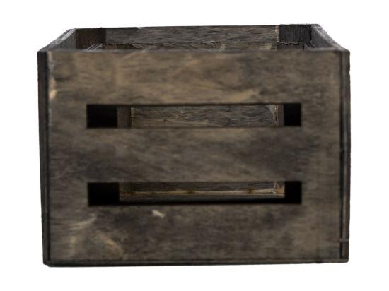 Vente Unique Lot De 2 Tiroirs En Bois Gris 20x13x09-16x11x08h Cm