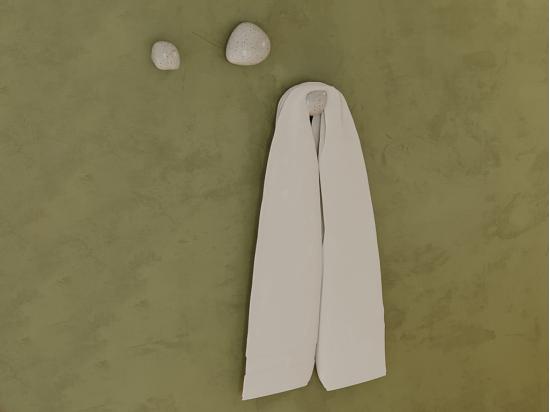 Vente Unique Lot De 3 Patères De Salle De Bain En Terrazzo - 3 Tailles - STOCHI