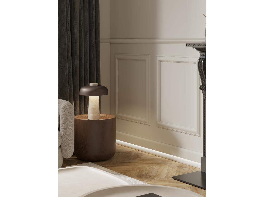 Vente Unique Lot De 3 Plinthes En Polystyrène L290 X L1.8 X H10 Cm Blanc - COREO