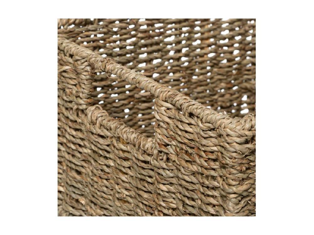 Vente Unique Lot De 4 Paniers Déco "Seagrass" 32cm Naturel