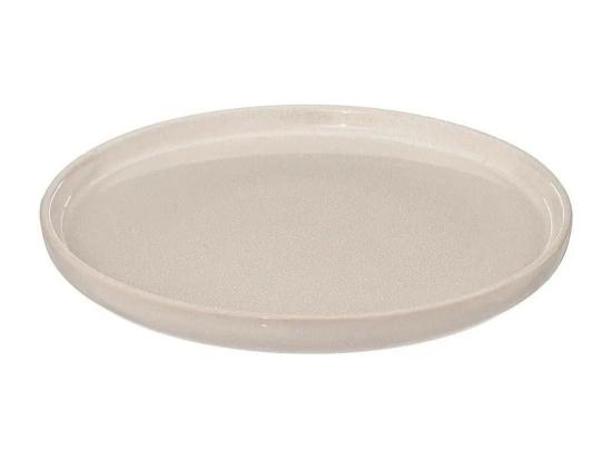 Vente Unique Lot De 6 Assiettes à Dessert "Terre Inconnue" 21cm Beige