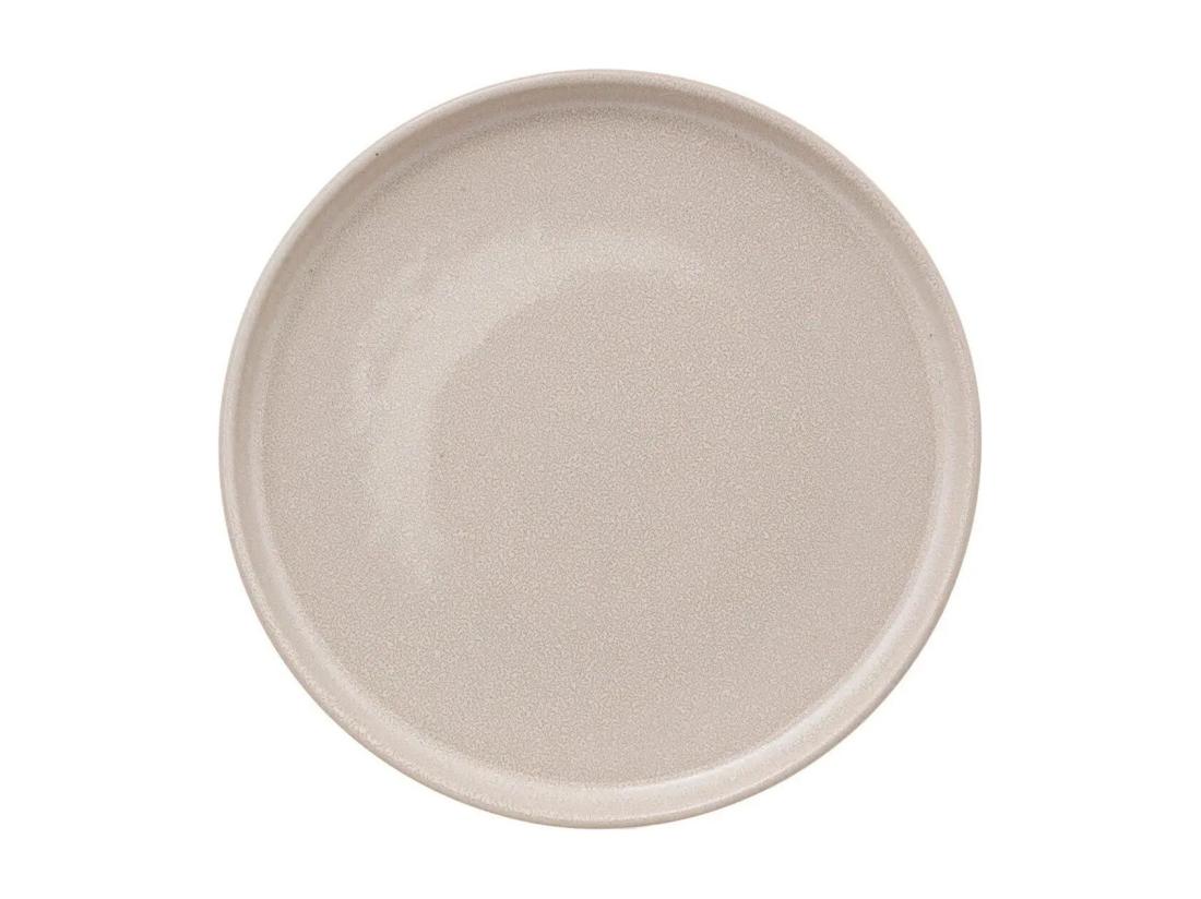 vente unique Lot de 6 Assiettes à Dessert "Terre Inconnue" 21cm Beige