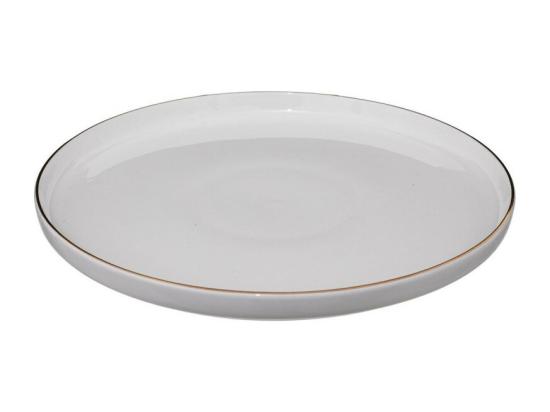 Vente Unique Lot De 6 Assiettes Plates "Sublima" 27cm Blanc