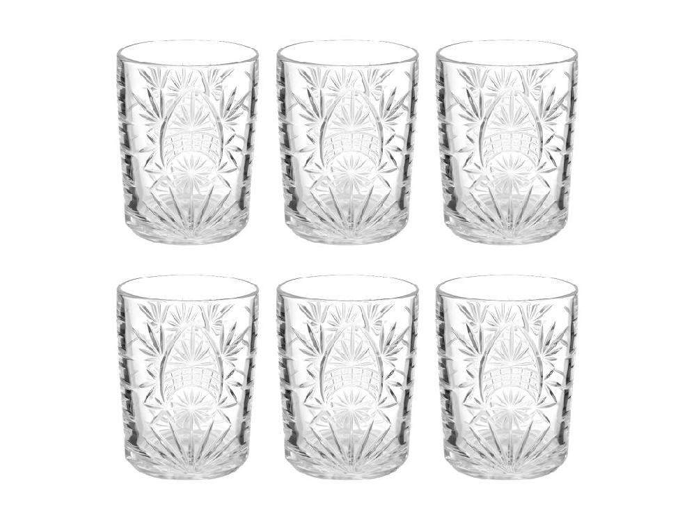 Vente Unique Lot De 6 Gobelets Bas "Ayla" 35cl Transparent