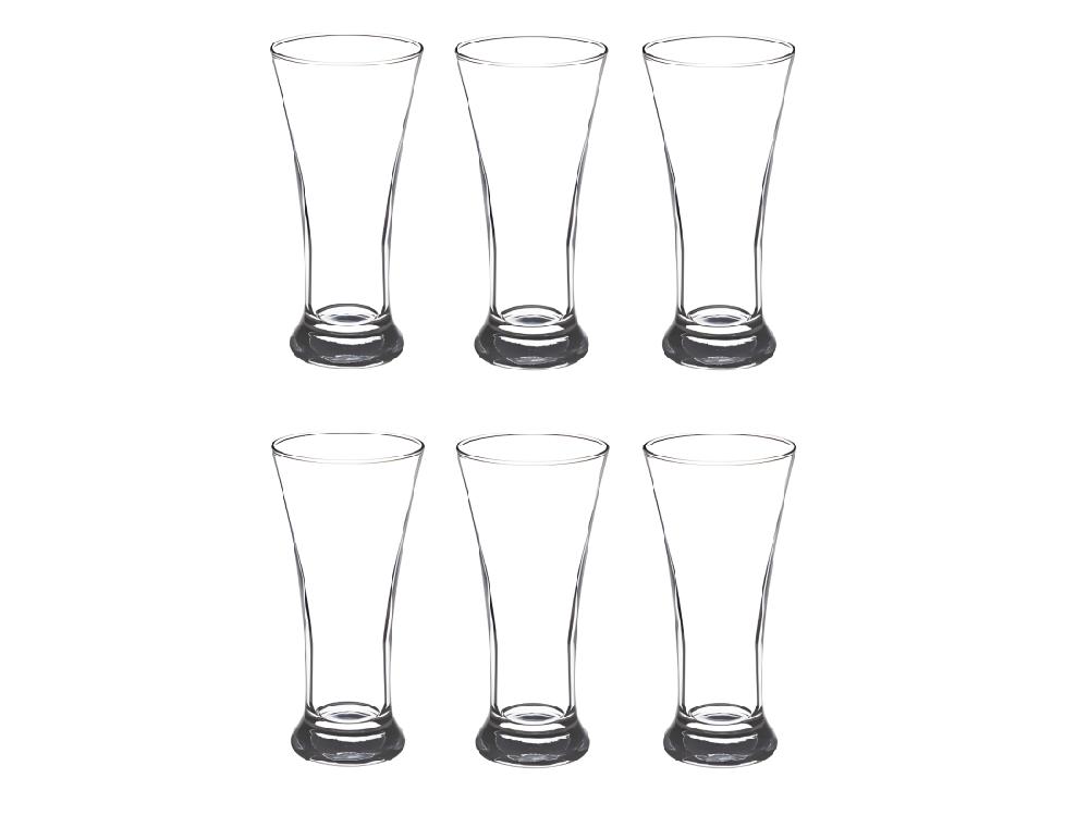 vente unique Lot de 6 verres à bière et pastis - 18cl
