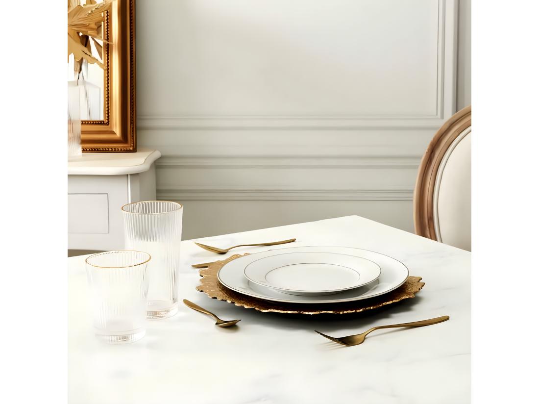 Vente Unique Lot De 6 Verres Design "Liseré" 40cl Transparent