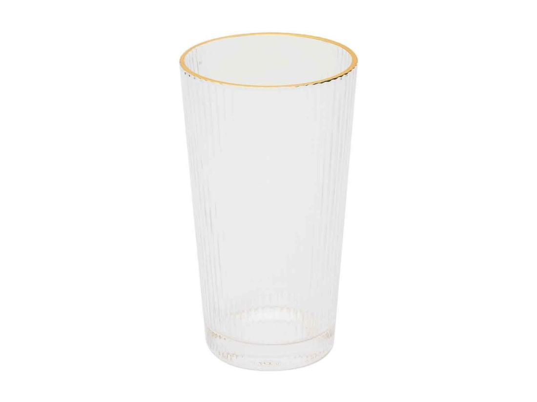 Vente Unique Lot De 6 Verres Design "Liseré" 40cl Transparent