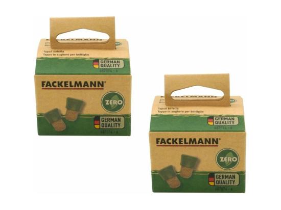 Vente Unique Lot De 8 Bouchons En Liège Fackelmann Gamme Zéro