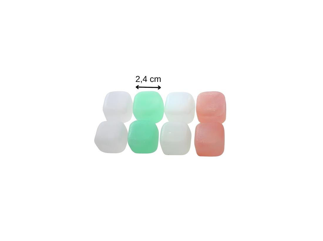 Vente Unique Lot De 8 Glaçons Réemployables En Plastique Multicolore Fackelmann