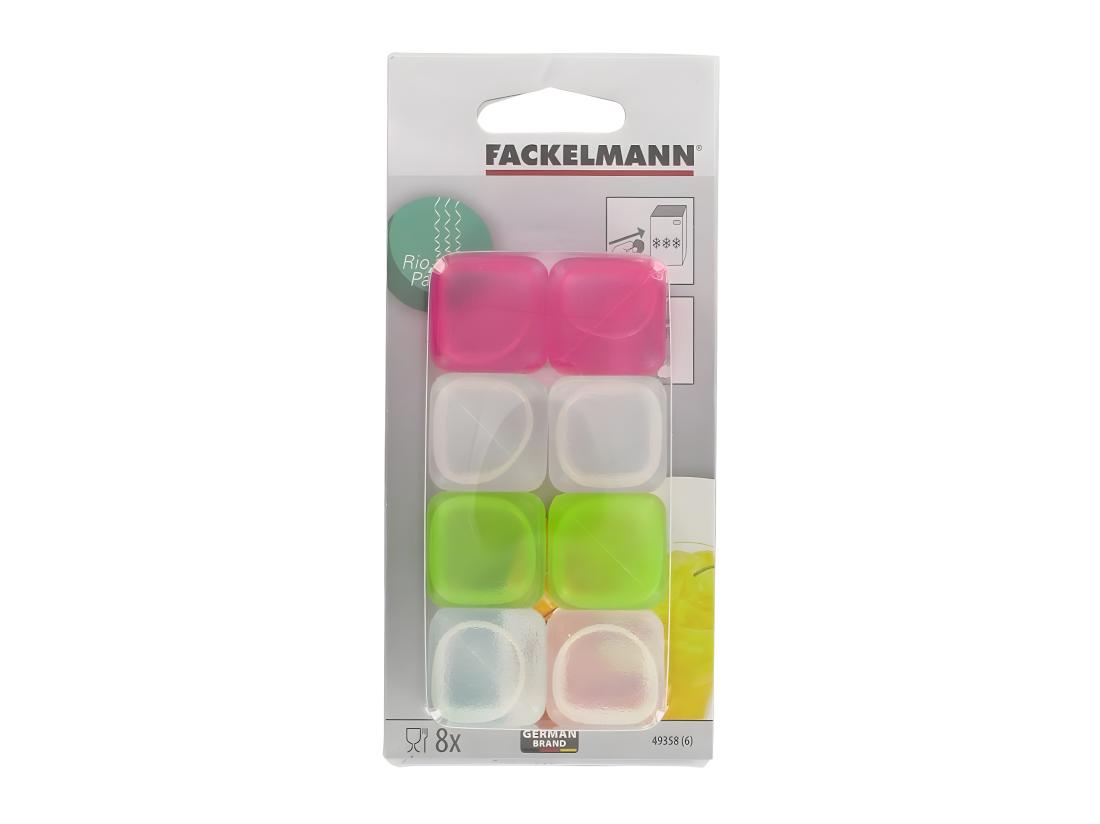 Vente Unique Lot De 8 Glaçons Réemployables En Plastique Multicolore Fackelmann