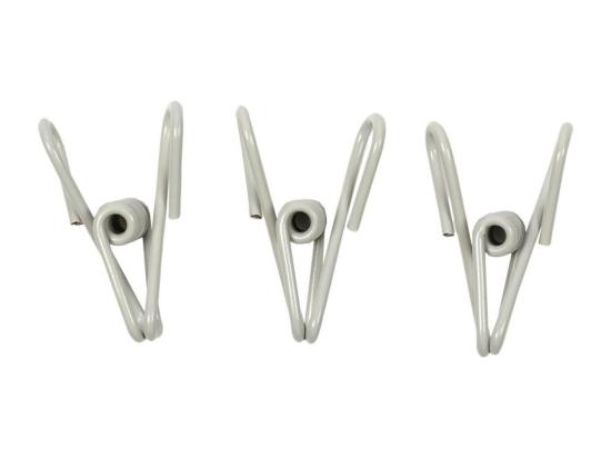 Vente Unique Lot De 9 Pinces "Ferme Sachet" 10cm Gris