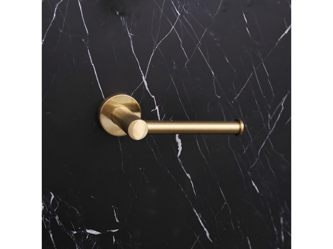 Vente Unique Luisa Porte Rouleau WC Or Brossé - Essebagno