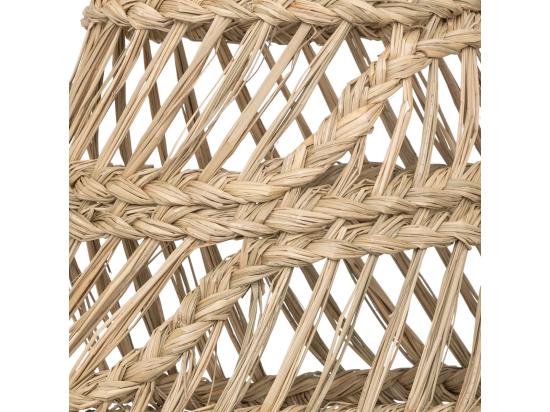 Vente Unique Luminaire Suspension En Roseau Naturel D 28 Cm