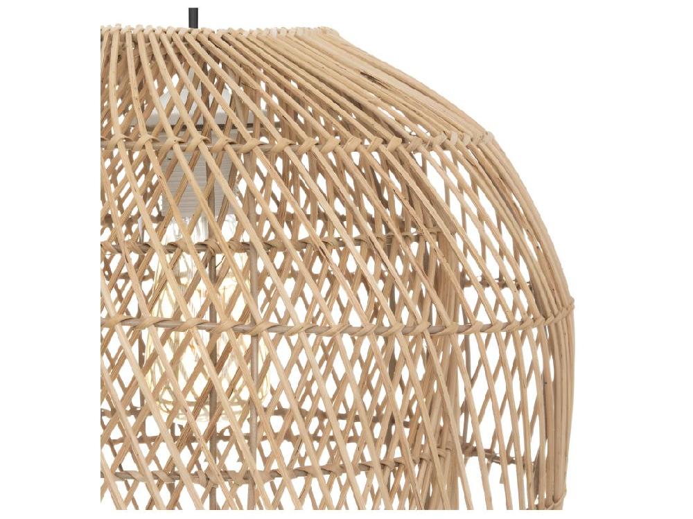 Vente Unique Luminaire Suspension En Rotin Et Métal D 38 Cm