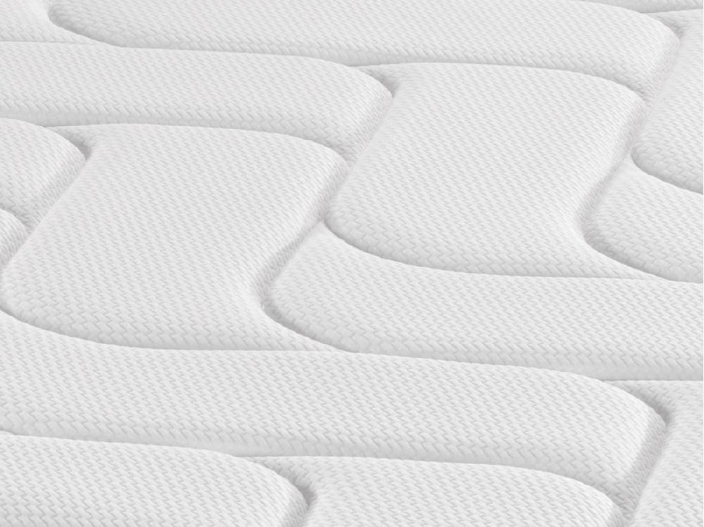 Vente Unique Matelas 140 X 190 Cm Hybride Anti-feu Ressorts Ensachés 5 Zones Et Mémoire De Forme ép.25cm - VERNA De YSMÉE HÔTEL