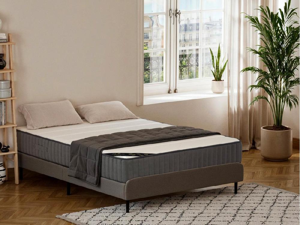 vente unique Matelas 140 x 190 cm hybride ressorts ensachés 7 zones et mousse haute résilience ép.26cm - AUDACE de PALACIO