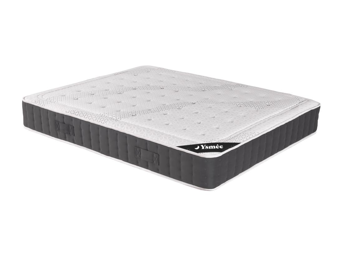 Vente Unique Matelas 140 X 190 Cm Hybride Ressorts Ensachés Accueil Mémoire De Forme ép.27cm - ATLANTIDE De YSMÉE
