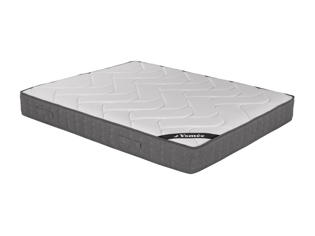 Vente Unique Matelas 140 X 190 Cm Ressorts Ensachés 5 Zones Accueil Mémoire De Forme ép.23cm - BABYLONE De YSMÉE