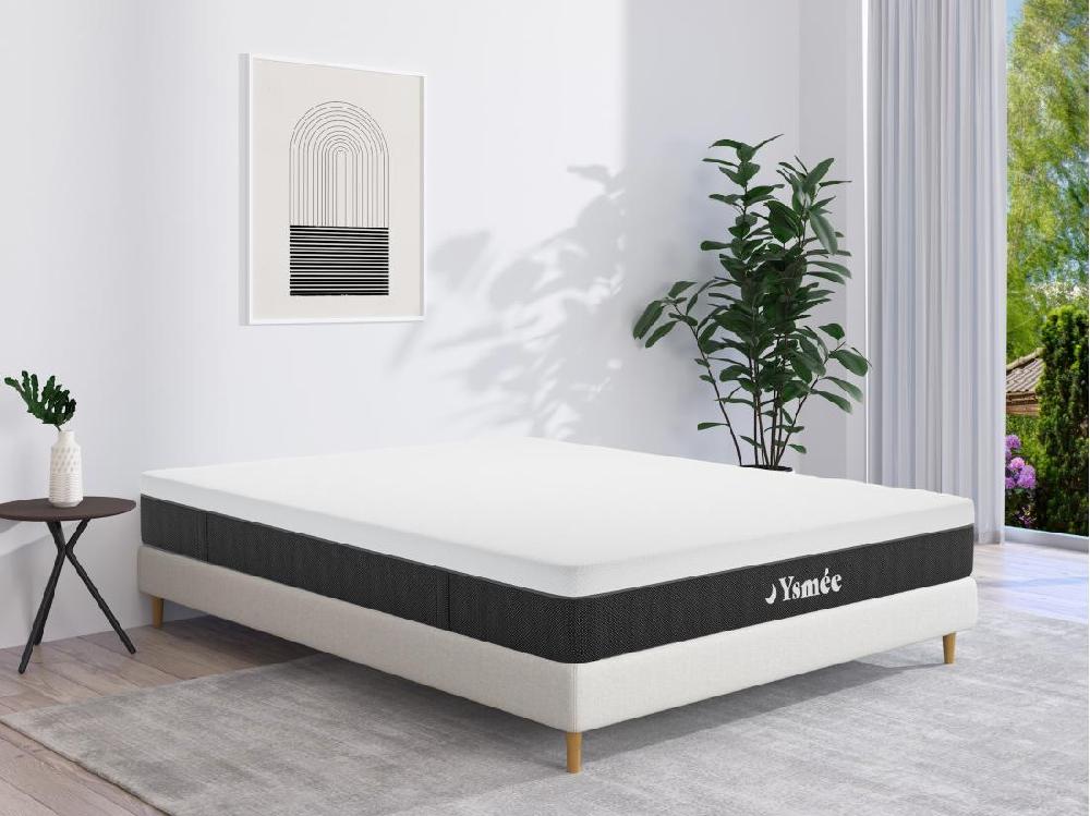 vente unique Matelas 140 x 190 cm ressorts ensachés 7 zones déhoussable ép.22cm - CELESTRIA de YSMÉE