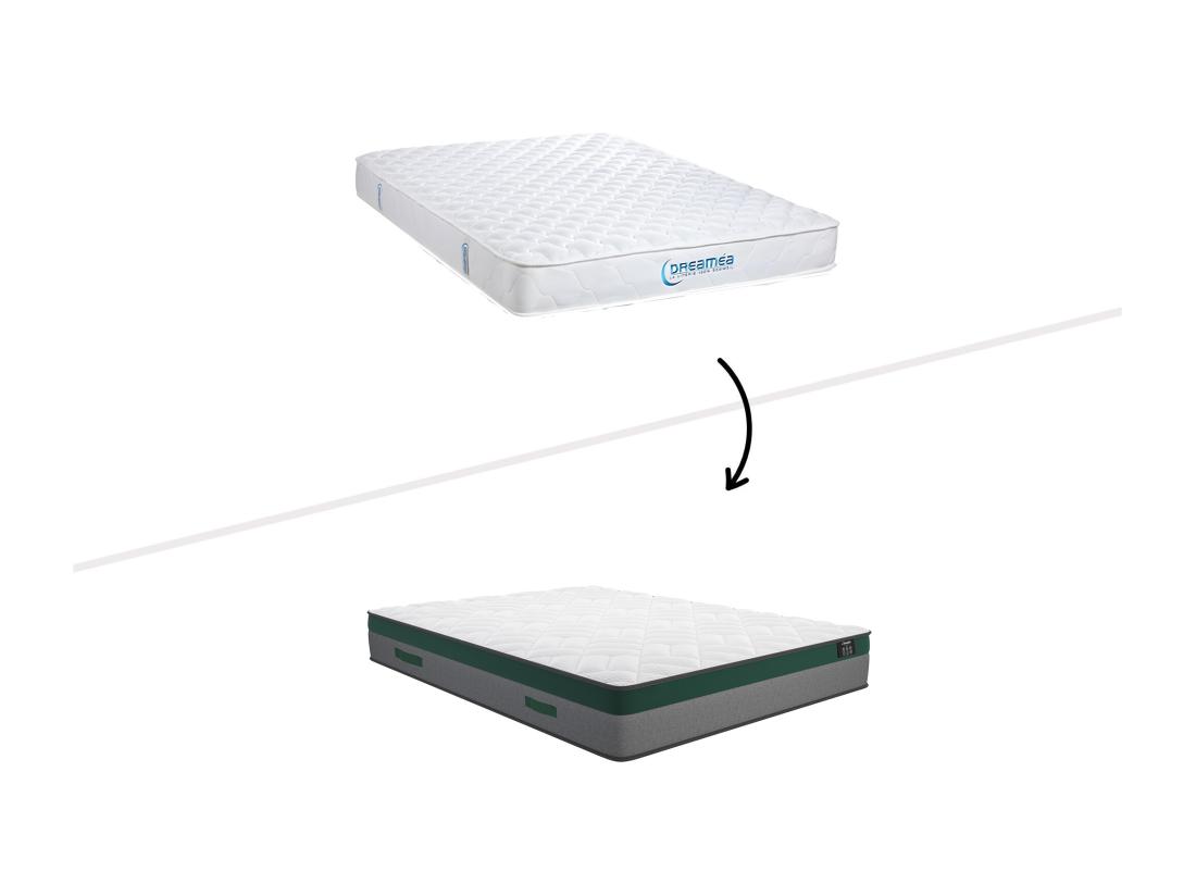 Vente Unique Matelas 140 X 190 Cm Ressorts Ensachés ép.22cm - PRESTIGE De YSMÉE