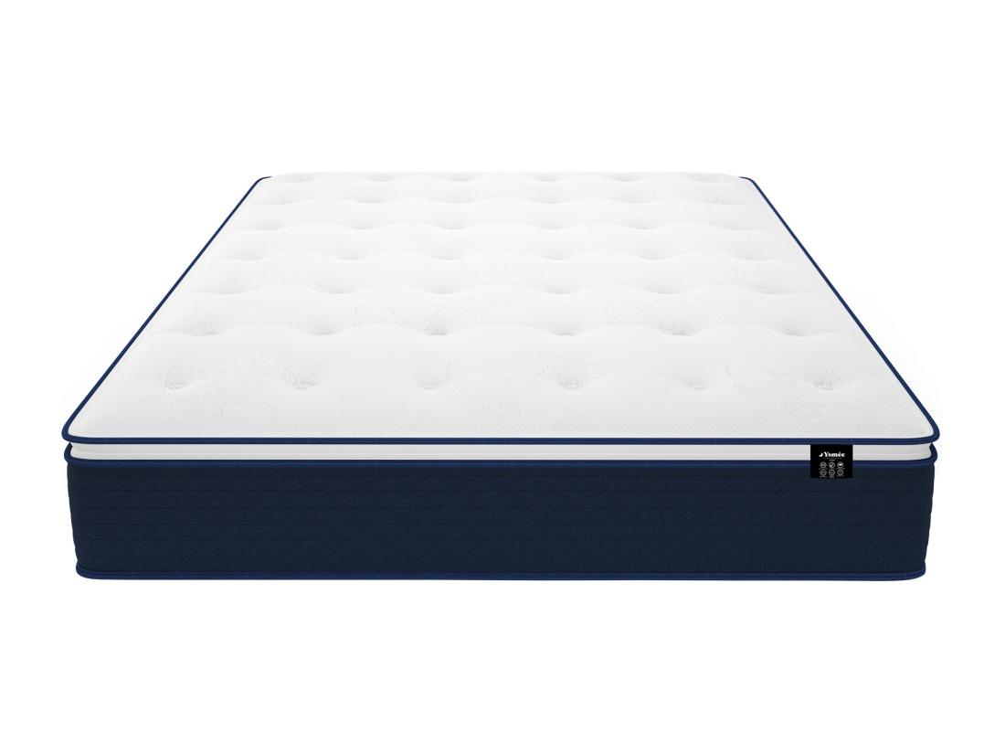 Vente Unique Matelas 140 X 190 Cm Ressorts Ensachés Et Surmatelas Intégré ép.24cm - ALTIER De YSMÉE