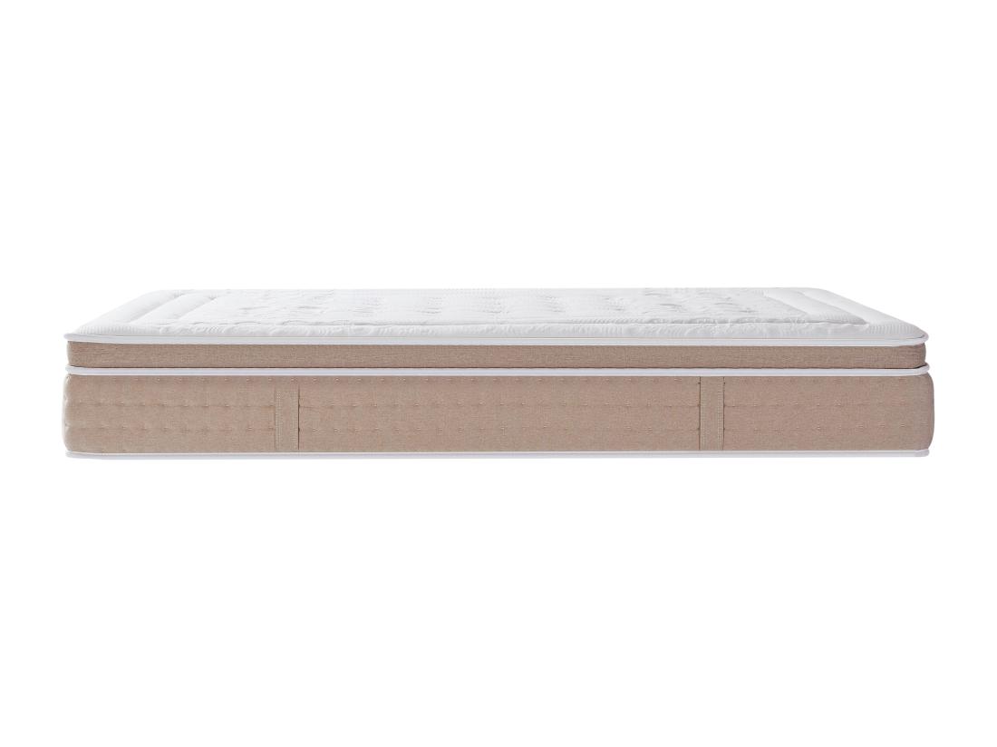Vente Unique Matelas 140 X 200 Cm Hybride Ressorts Ensachés 7 Zones Et Gel à Mémoire De Forme Rafraichissant ép.30cm - NAZILI De YSMÉE