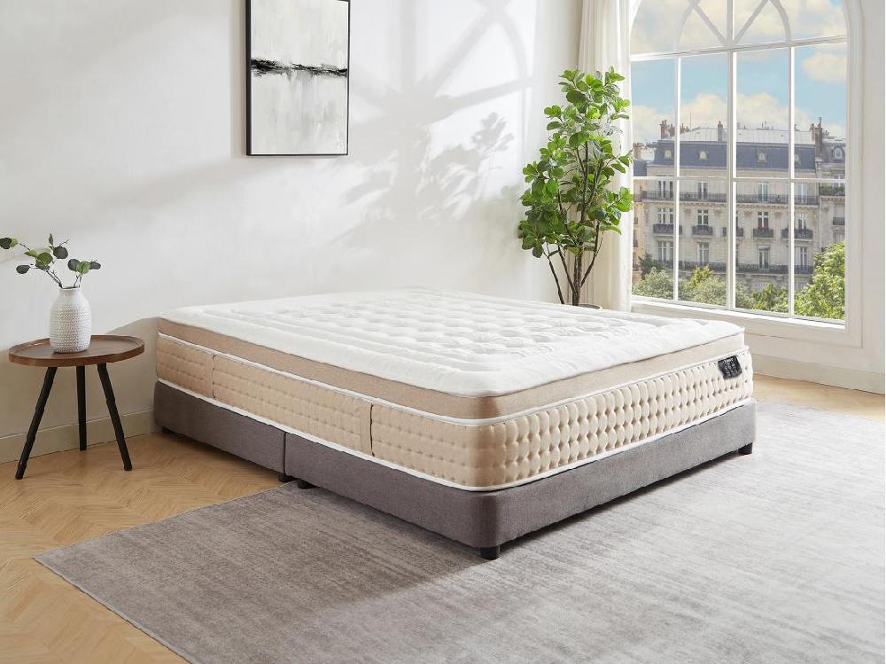 vente unique Matelas 140 x 200 cm hybride ressorts ensachés 7 zones et gel à mémoire de forme rafraichissant ép.30cm - NAZILI de YSMÉE