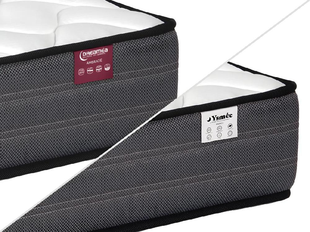 Vente Unique Matelas 140 X 200 Cm Ressorts Ensachés ép.20cm - AMBRACIE De YSMÉE