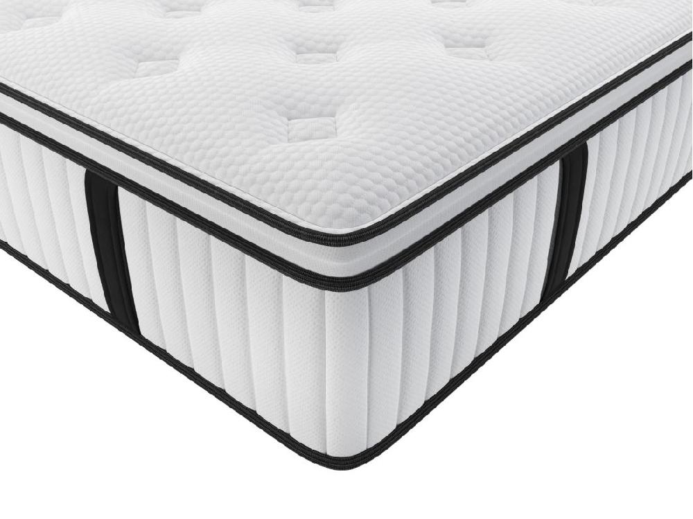 Vente Unique Matelas 140 X 200 Cm Ressorts Ensachés Surmatelas Intégré ép.28cm - AMERICAN DREAM De YSMÉE