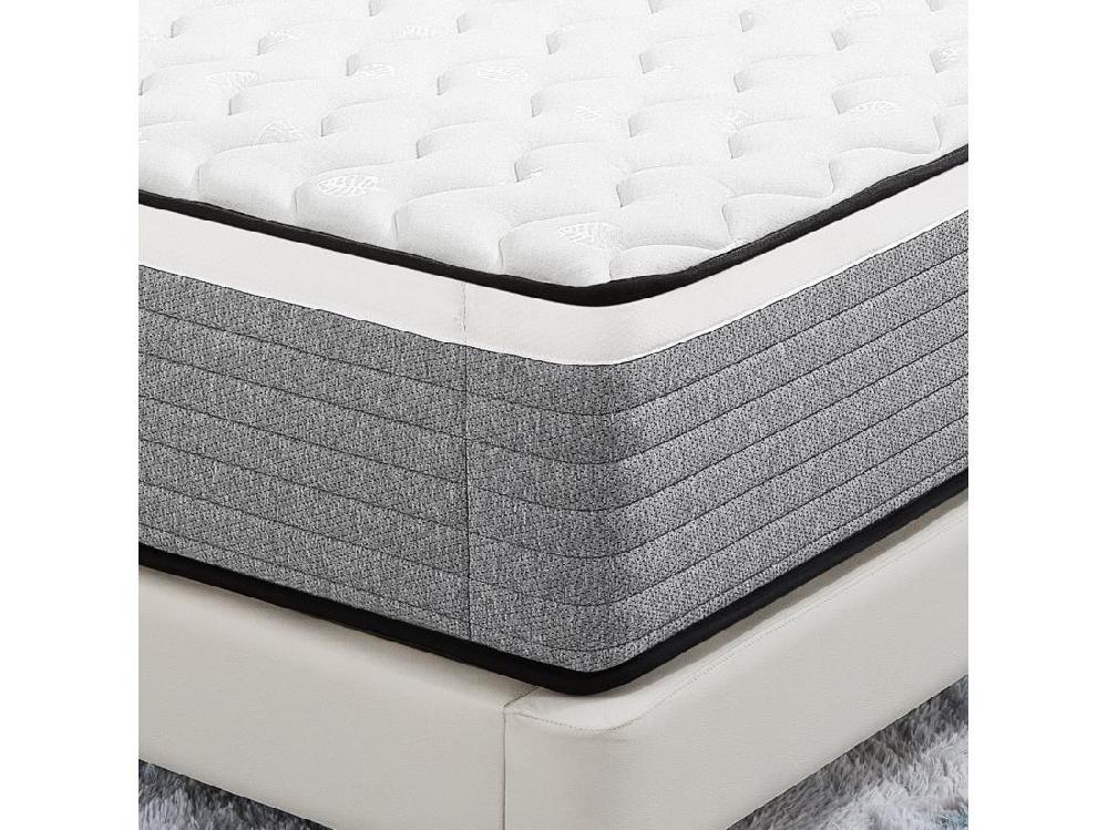 vente unique Matelas 140x190 cm INRE mousse à mémoire de forme épaisseur 20cm confort ferme confort optimal 7 zones ergonomique
