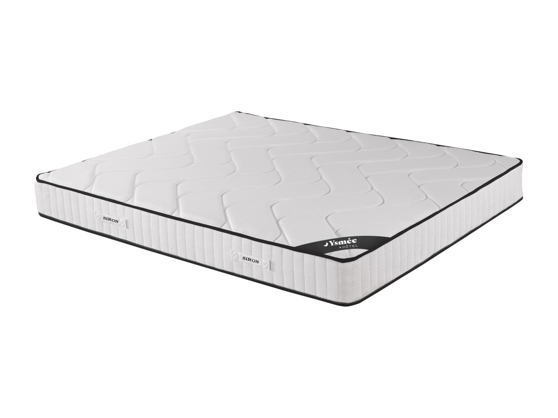 Vente Unique Matelas 160 X 200 Cm Anti-feu Ressorts Ensachés 5 Zones Et Mémoire De Forme ép.23cm - SIRON De YSMÉE HÔTEL