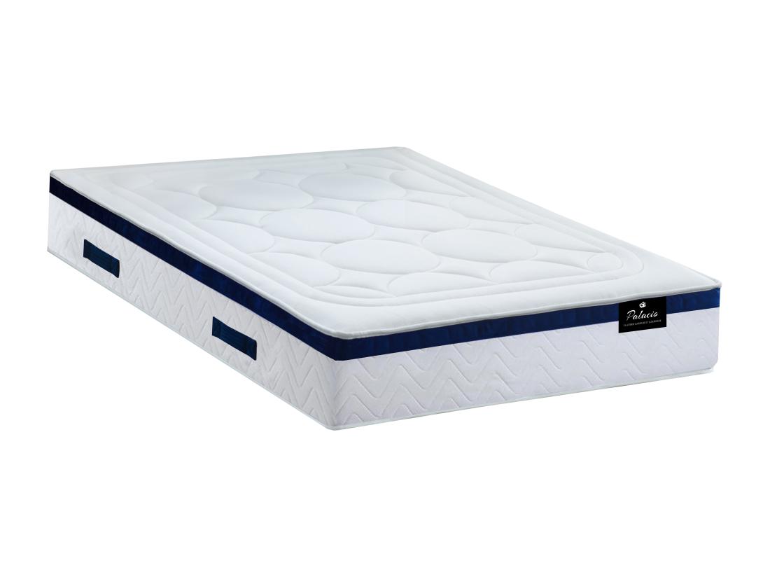 Vente Unique Matelas 160 X 200 Cm Hybride Ressorts Ensachés 7 Zones Et Mémoire De Forme ép.30cm - MARQUIS De PALACIO