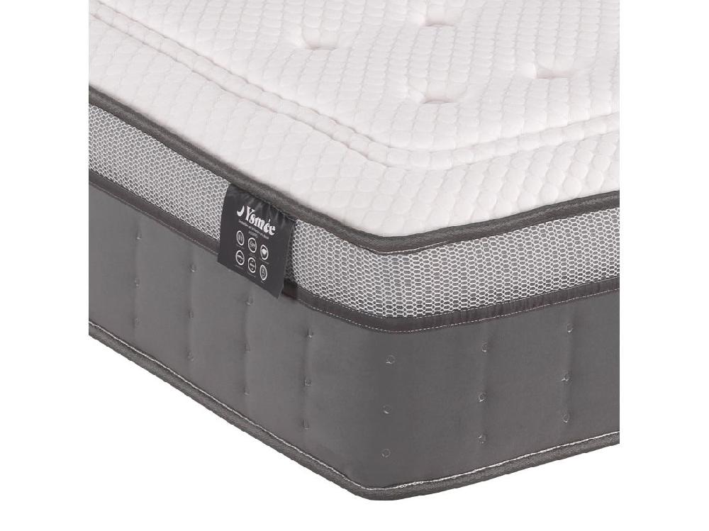 Vente Unique Matelas 160 X 200 Cm Hybride Ressorts Ensachés 7 Zones Et Mémoire De Forme ép.30cm - ASGARD De YSMÉE