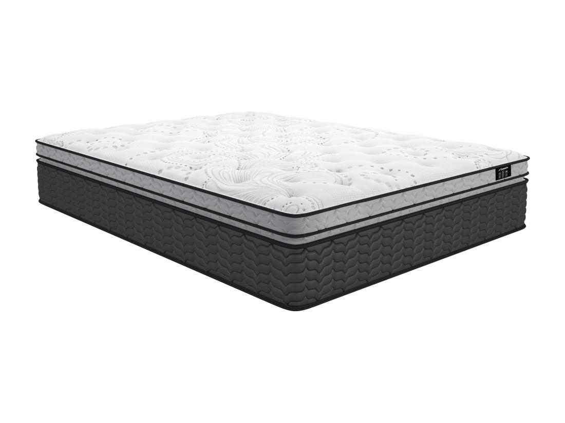 Vente Unique Matelas 160 X 200 Cm Hybride Ressorts Ensachés Et Surmatelas Intégré ép.30cm - GAMIANI De YSMÉE