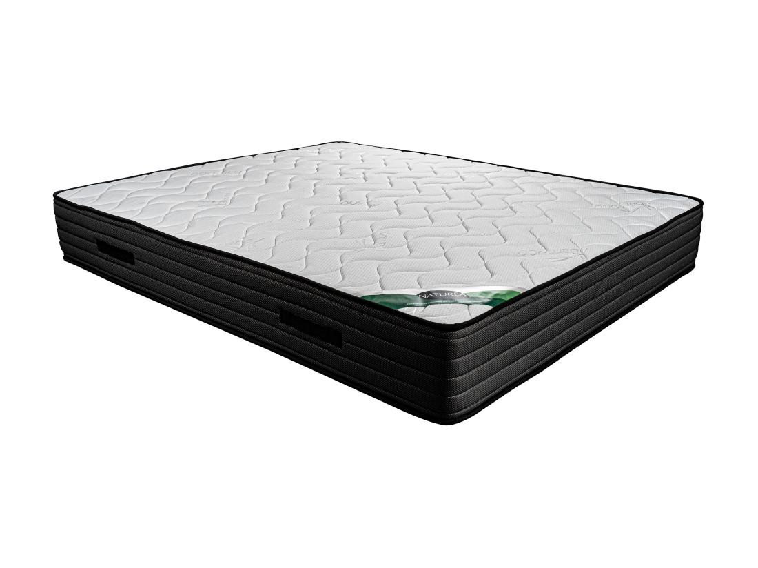 Vente Unique Matelas 160 X 200 Cm Mousse Et Coutil Bambou ép.25cm - BERENDI De NATUREA