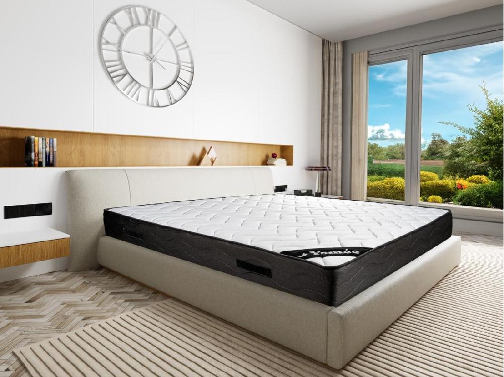 vente unique Matelas 160 x 200 cm ressorts ensachés 7 zones et mémoire de forme ép.24cm - MERISI de YSMÉE