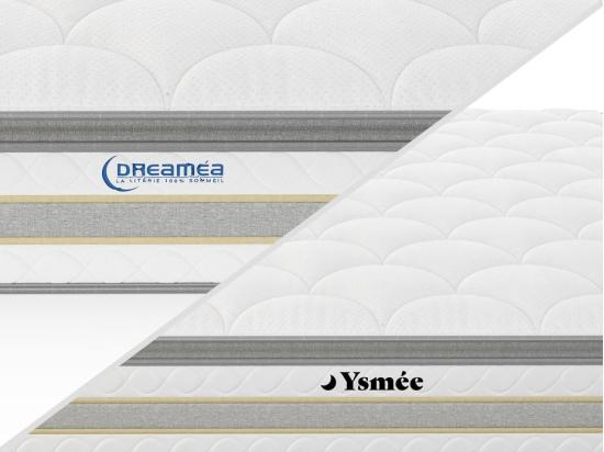 Vente Unique Matelas 160 X 200 Cm Ressorts Ensachés Et Surmatelas Intégré ép.29cm - CANTERBURY De YSMÉE