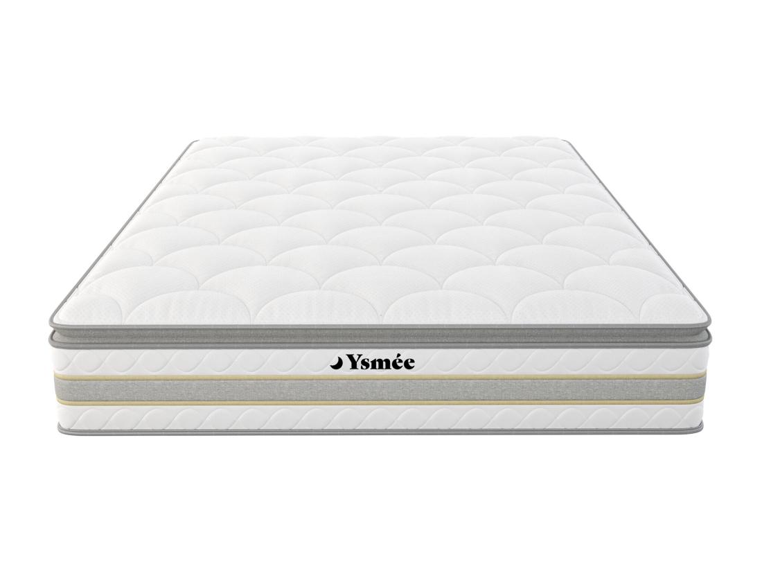 Vente Unique Matelas 160 X 200 Cm Ressorts Ensachés Et Surmatelas Intégré ép.29cm - CANTERBURY De YSMÉE