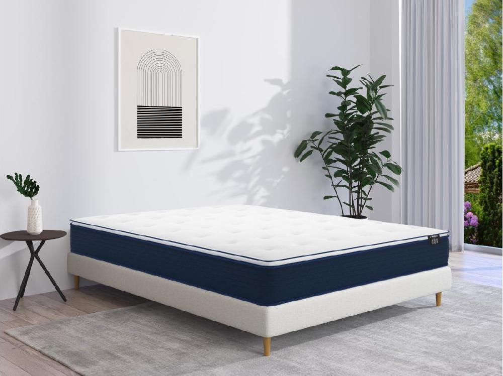 vente unique Matelas 160 x 200 cm ressorts ensachés et surmatelas intégré ép.24cm - ALTIER de YSMÉE