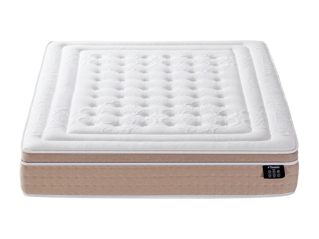 Vente Unique Matelas 180 X 200 Cm Hybride Ressorts Ensachés 7 Zones Et Gel à Mémoire De Forme Rafraichissant ép.30cm - NAZILI De YSMÉE
