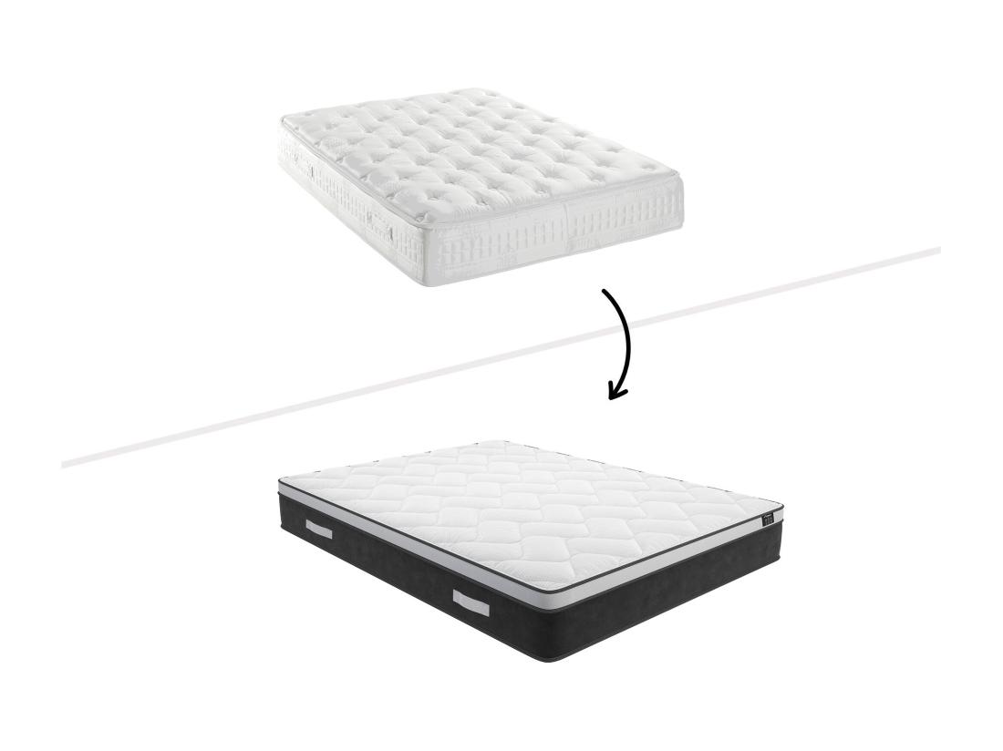 Vente Unique Matelas 180 X 200 Cm Hybride Ressorts Ensachés Et Mémoire De Forme ép.25cm - ASTRIA Art Collection De YSMÉE