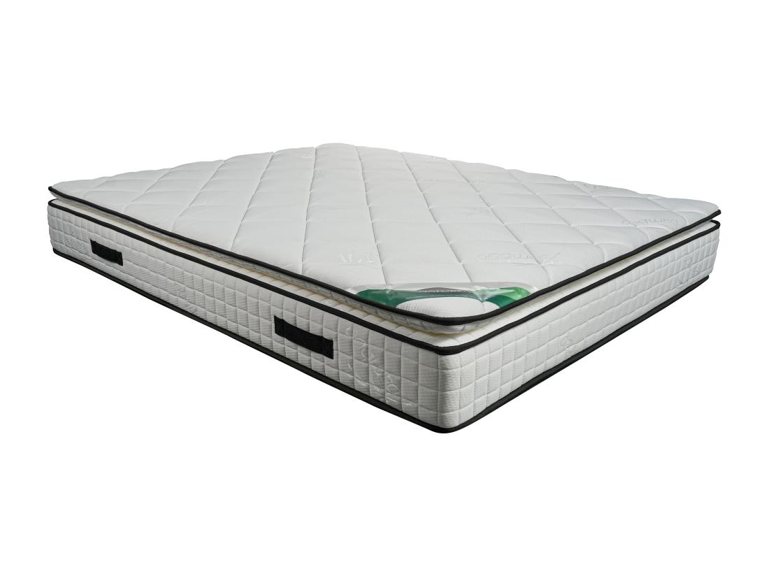 Vente Unique Matelas 180 X 200 Cm Mousse Et Coutil Bambou ép.23cm - ADANA De NATUREA