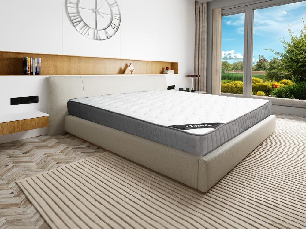 vente unique Matelas 180 x 200 cm mousse HR et accueil latex ép.30cm - MALINO de YSMÉE