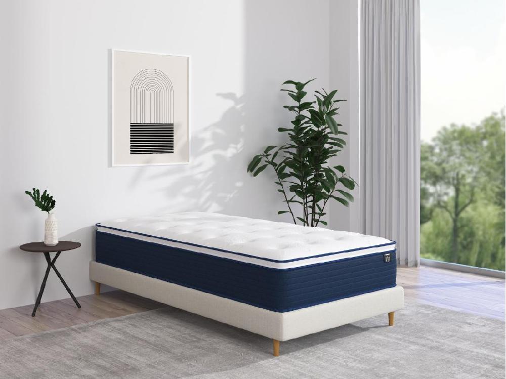 vente unique Matelas 80 x 200 cm ressorts ensachés et surmatelas intégré ép.24cm - ALTIER de YSMÉE