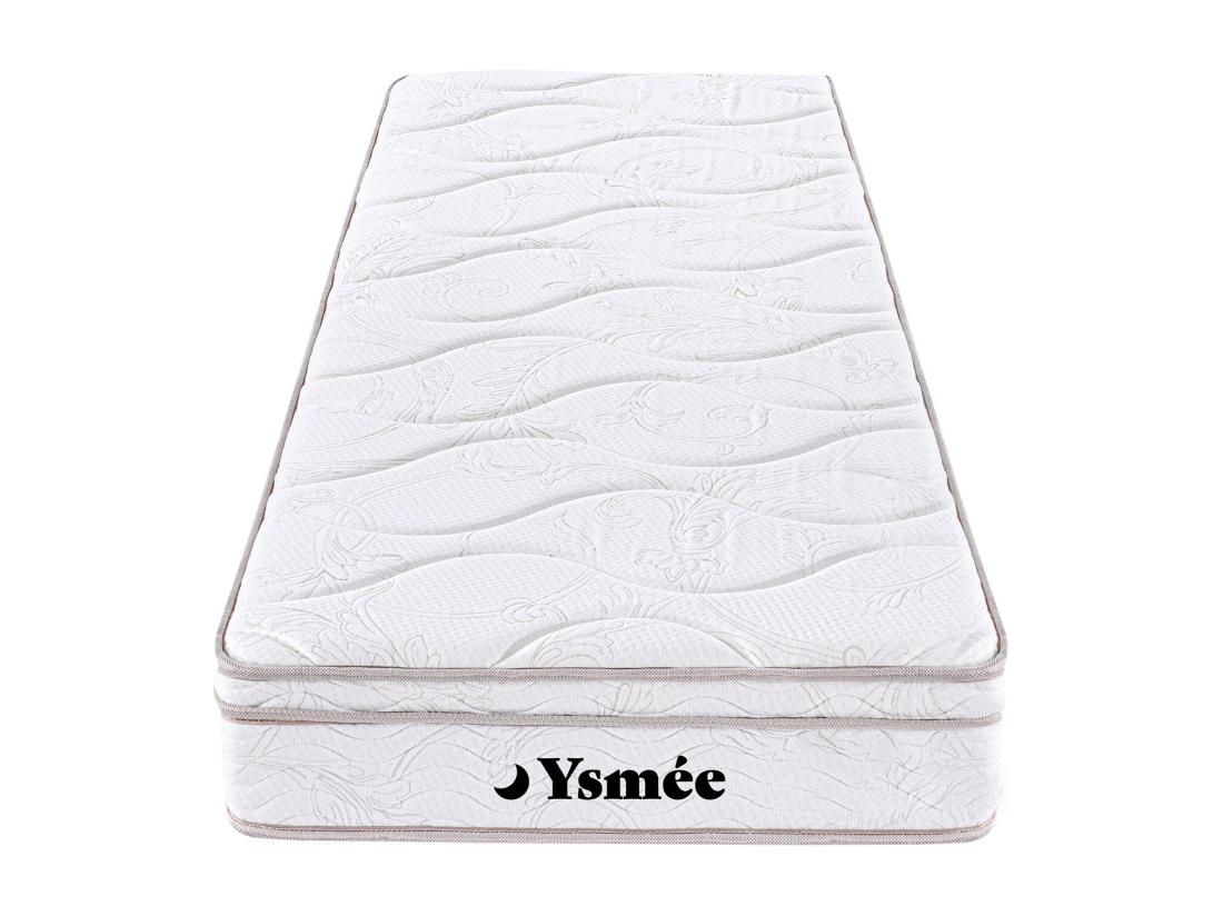Vente Unique Matelas 90 X 200 Cm Ressorts 3 Zones Et Mémoire De Forme ép.20cm - WOLKENTANZ De YSMÉE