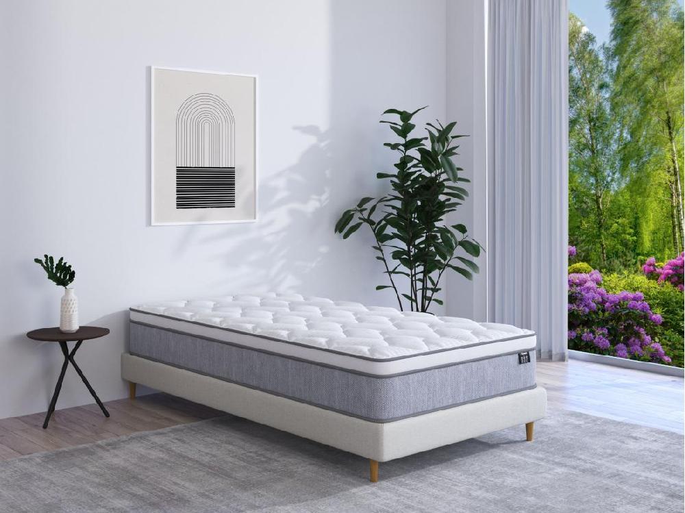 vente unique Matelas 90 x 200 cm ressorts ensachés ép.22cm - SERENITE de YSMÉE