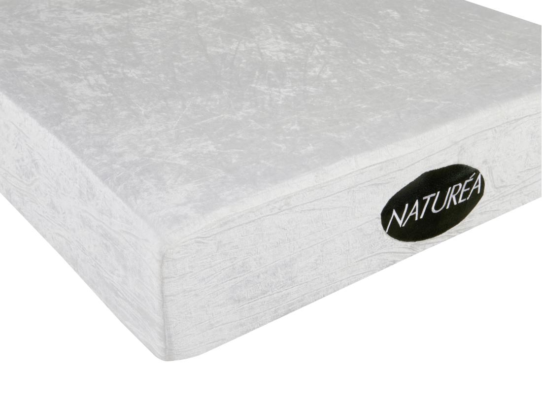 Vente Unique Matelas De Relaxation 80 X 200 Cm Mousse à Mémoire De Forme Et Coutil Bambou ép.20cm - PARURE De NATUREA